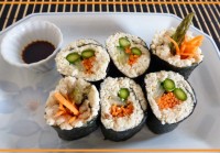 ヒカマ（Jicama）を使った夏のさっぱり寿司ロール