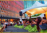 星空の下で本格的なフラを無料で楽しめるイベント