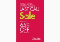 ニーマン・マーカス　今シーズン最大のクリアランスセール開催