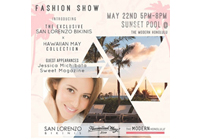 Hawaiian May! X San Lorenzo最新水着ファッションショー開催！