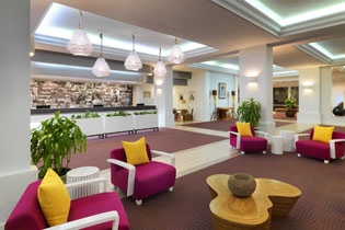 プリンセス・カイウラニの歴史を感じるロビー