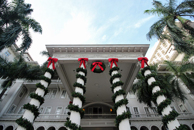 期間限定！クリスマスデコレーションが素敵なワイキキのホテル