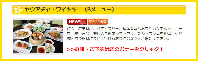 ヤウアチャ Bメニュー